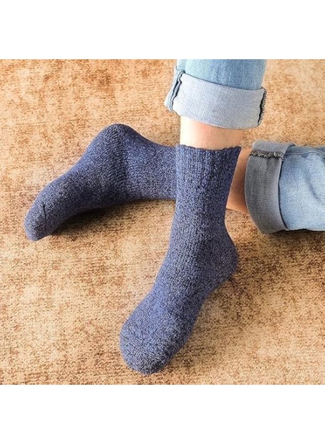 CLENEA Wool Socks for Women - Womens Wool Socks Winter Socks for men Warm Thick Knit Wool Soft Vintage Casual Crew Socks - Image 5